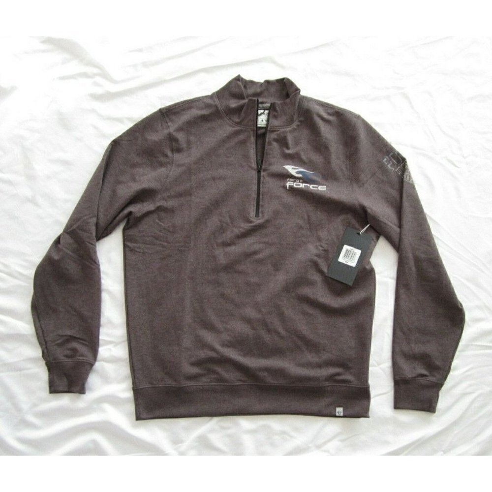 New W/ Tag 47 Forward Fargo Force Hockey Club 1/4 Zip Pullover Sz M